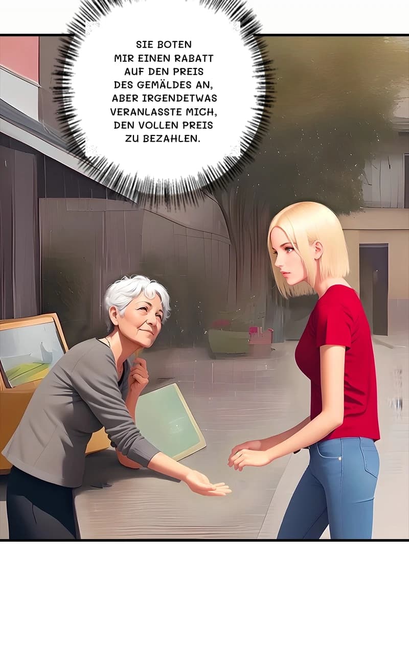 Sie boten mir einen Rabatt auf den Preis des Gemäldes an, aber irgendetwas veranlasste mich, den vollen Preis zu bezahlen.