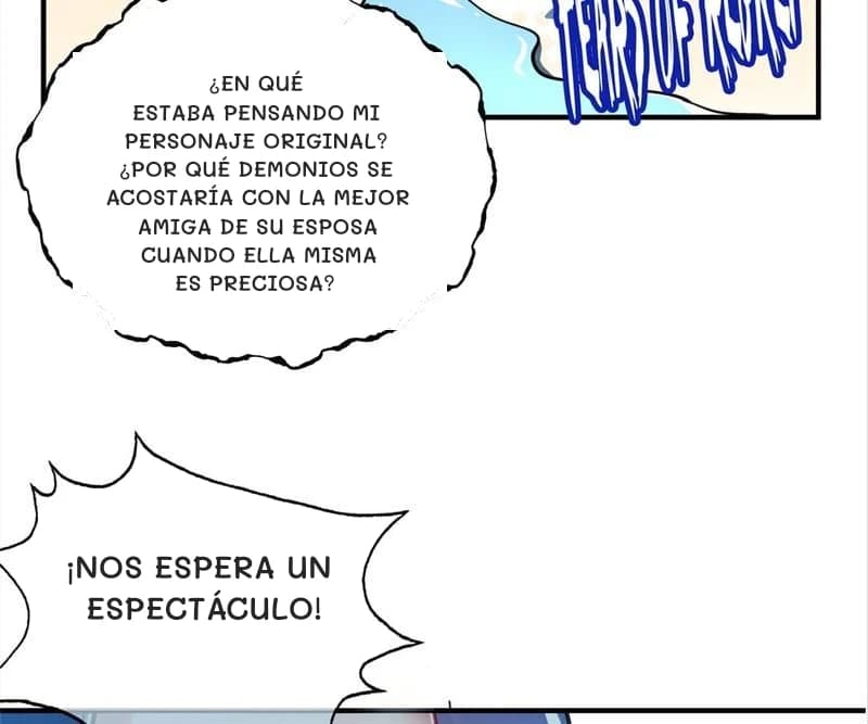 ¿En qué estaba pensando mi personaje original? ¿Por qué demonios se acostaría con la mejor amiga de su esposa cuando ella misma es preciosa?
¡Nos espera un espectáculo!