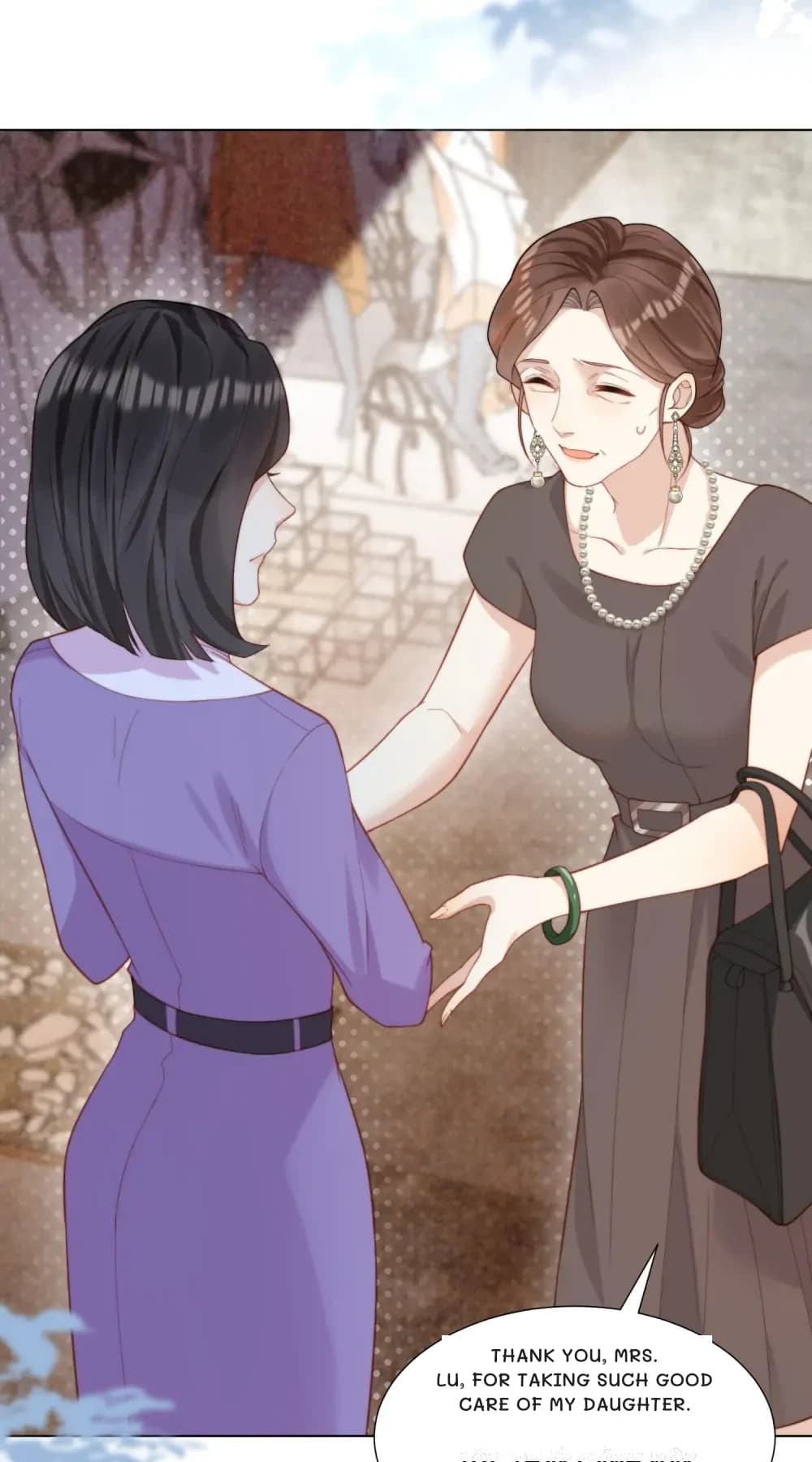 Thank you, Mrs. Lu, for taking such good care of my daughter.