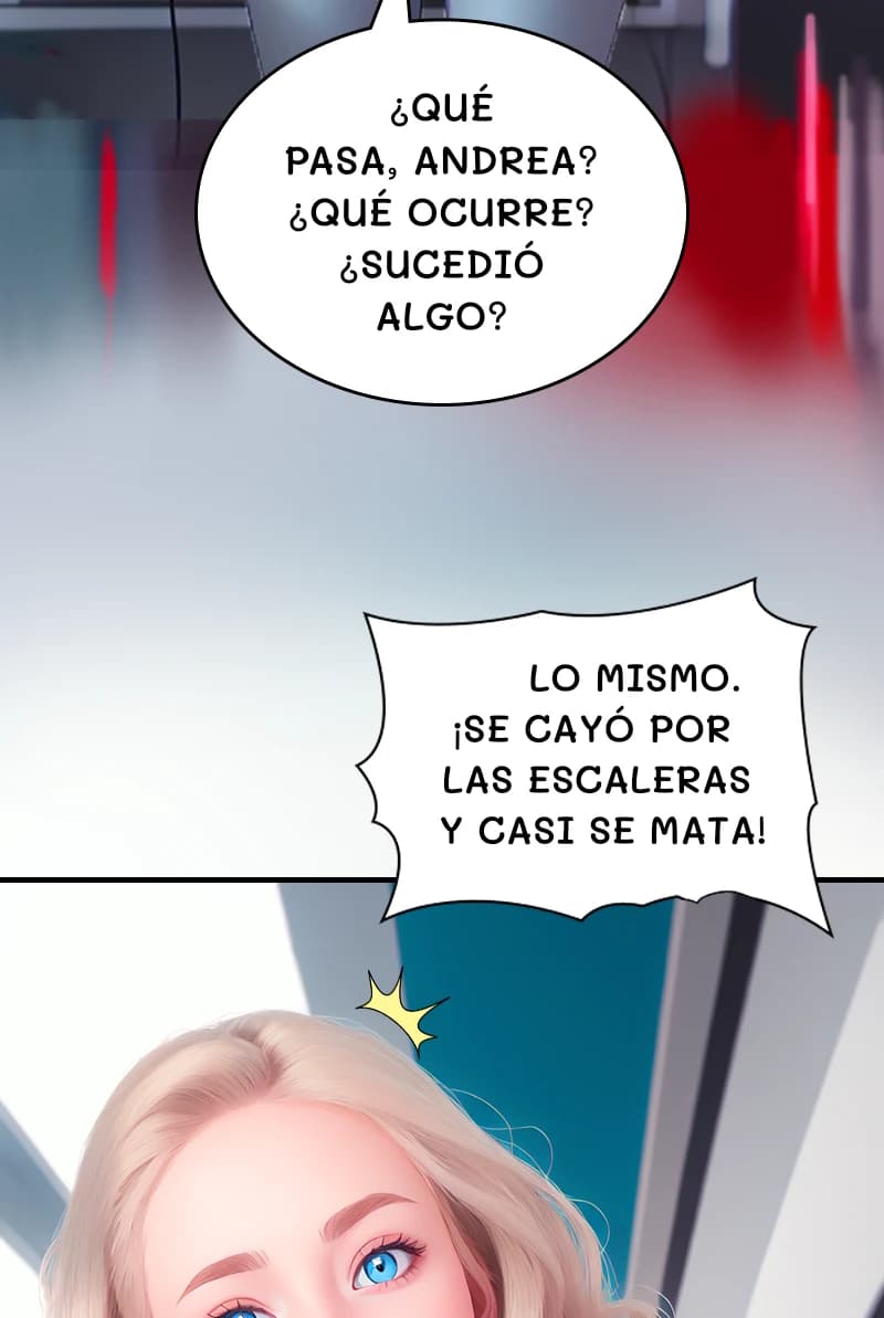 ¿Qué pasa, Andrea? ¿Qué ocurre? ¿Sucedió algo?
Lo mismo. ¡Se cayó por las escaleras y casi se mata!