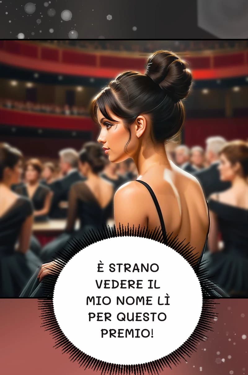 È strano vedere il mio nome lì per questo premio!