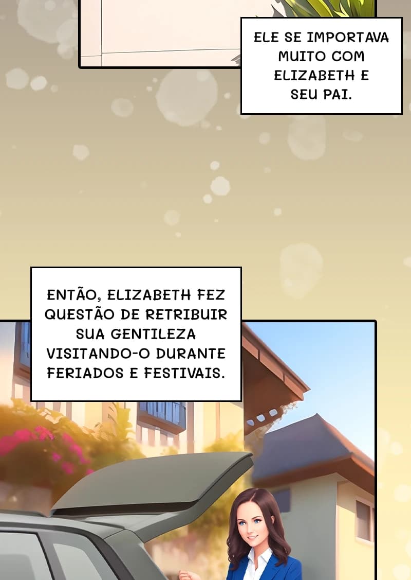 Ele se importava muito com Elizabeth e seu pai.
Então, Elizabeth fez questão de retribuir sua gentileza visitando-o durante feriados e festivais.