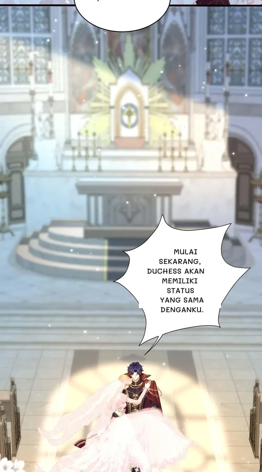 Mulai sekarang, Duchess akan memiliki status yang sama denganku.