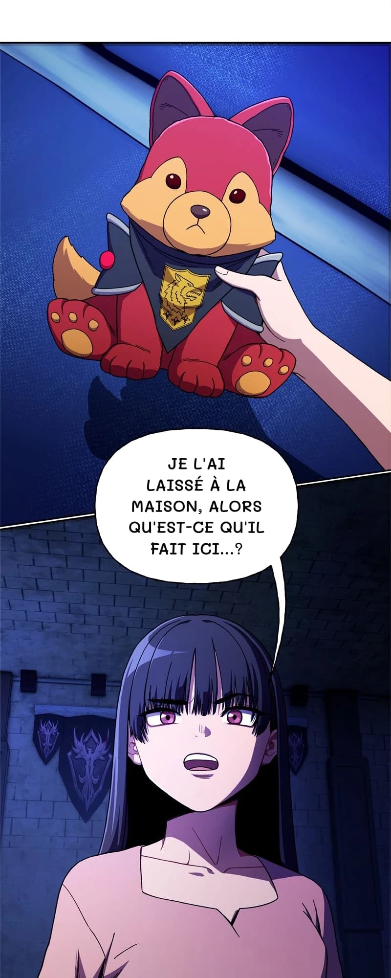 Je l'ai laissé à la maison, alors qu'est-ce qu'il fait ici...?