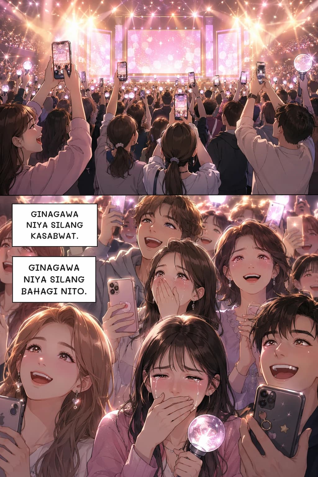 Ginagawa niya silang kasabwat.
Ginagawa niya silang bahagi nito.