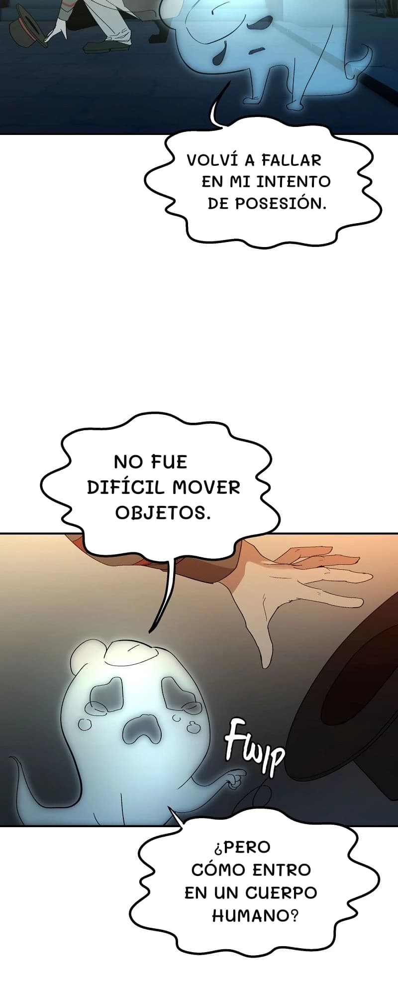Volví a fallar en mi intento de posesión.
No fue difícil mover objetos.
¿Pero cómo entro en un cuerpo humano?