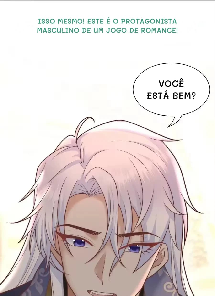 Isso mesmo! Este é o protagonista masculino de um jogo de romance!
Você está bem?