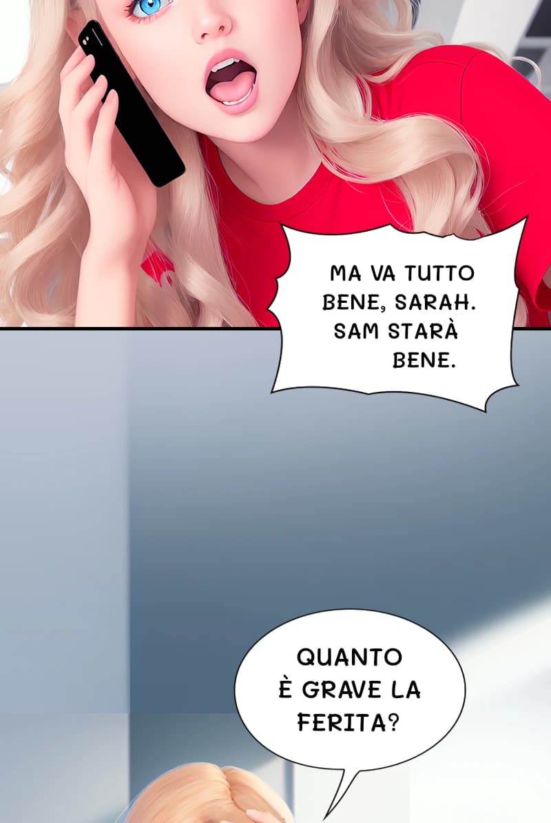 Ma va tutto bene, Sarah. Sam starà bene.
Quanto è grave la ferita?