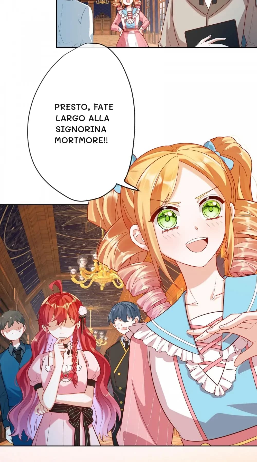 Presto, fate largo alla signorina Mortmore!!