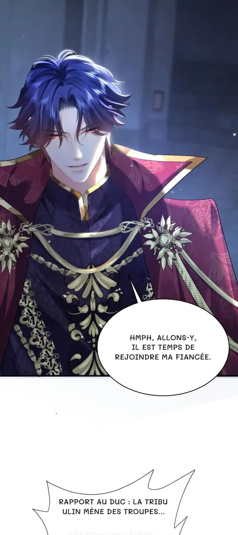 Hmph, allons-y, il est temps de rejoindre ma fiancée.
Rapport au Duc : la tribu Ulin mène des troupes…