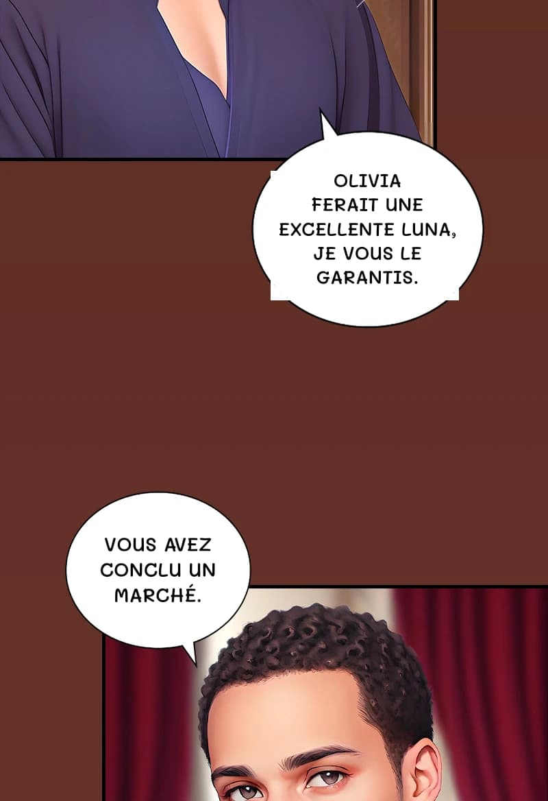 Olivia ferait une excellente Luna, je vous le garantis.
Vous avez conclu un marché.