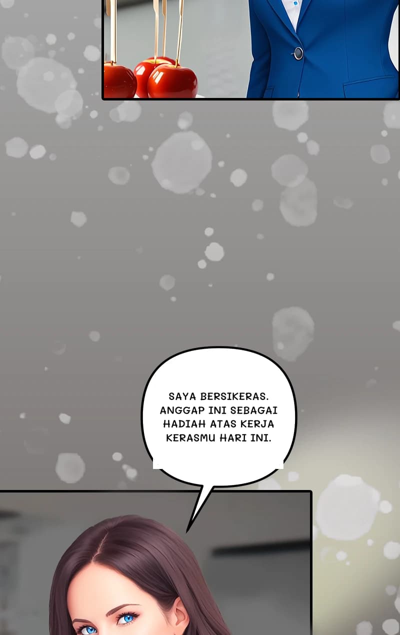 Saya bersikeras. Anggap ini sebagai hadiah atas kerja kerasmu hari ini.