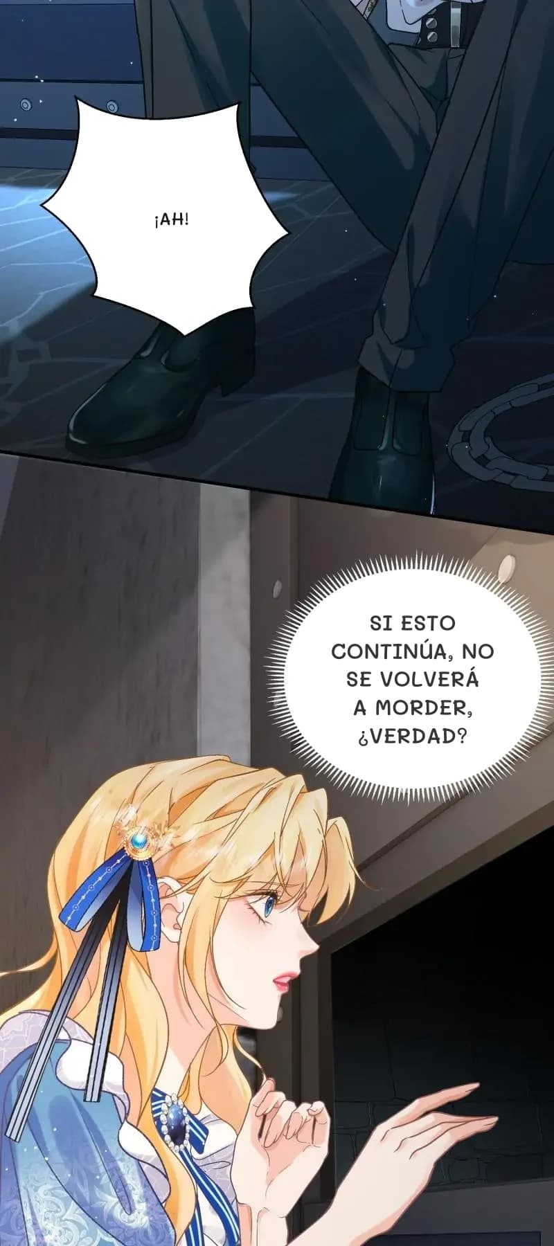 ¡Ah!
Si esto continúa, no se volverá a morder, ¿verdad?