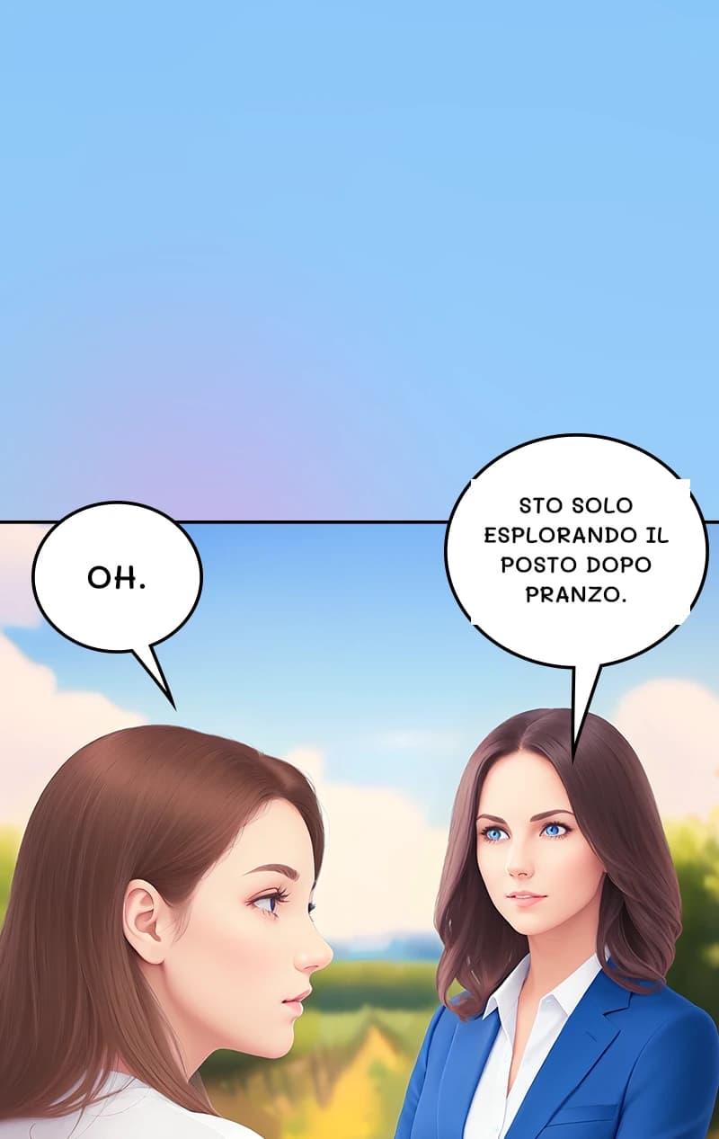 Oh.
Sto solo esplorando il posto dopo pranzo.