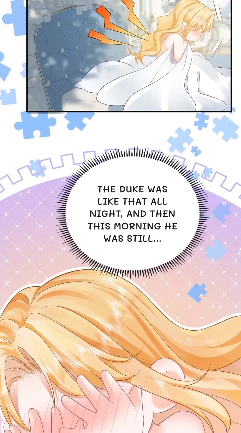 The Duke was like that all night, and then this morning he was still...