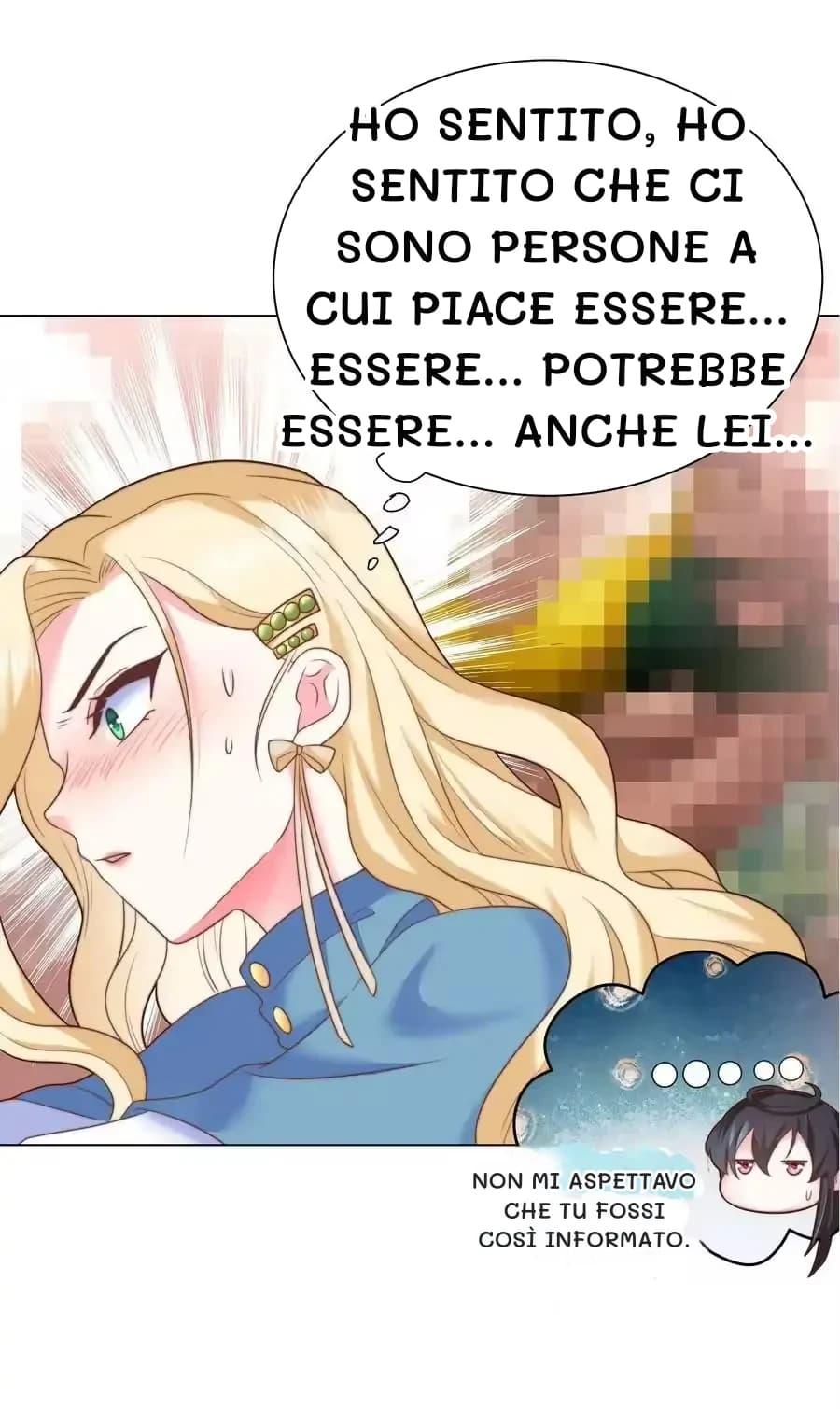 Ho sentito, ho sentito che ci sono persone a cui piace essere... essere... potrebbe essere... Anche lei...
Non mi aspettavo che tu fossi così informato.