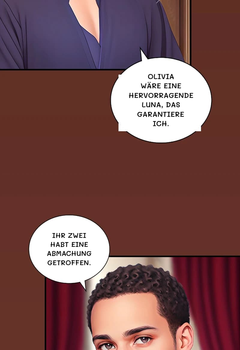 Olivia wäre eine hervorragende Luna, das garantiere ich.
Ihr zwei habt eine Abmachung getroffen.