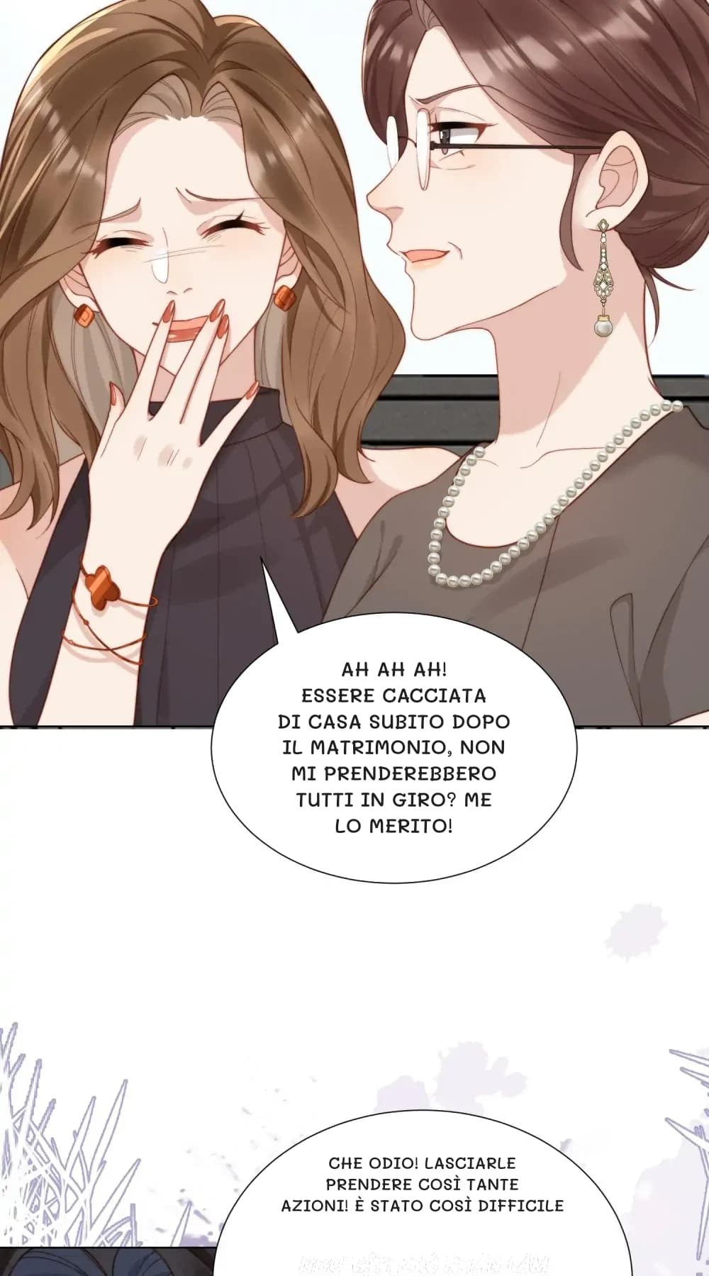 Ah ah ah! Essere cacciata di casa subito dopo il matrimonio, non mi prenderebbero tutti in giro? Me lo merito!
Che odio! Lasciarle prendere così tante azioni! È stato così difficile