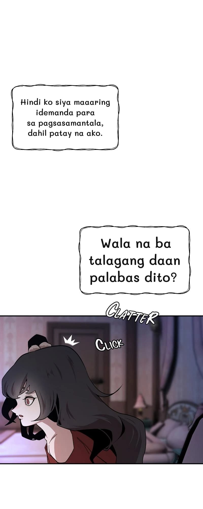 Hindi ko siya maaaring idemanda para sa pagsasamantala, dahil patay na ako.
Wala na ba talagang daan palabas dito?