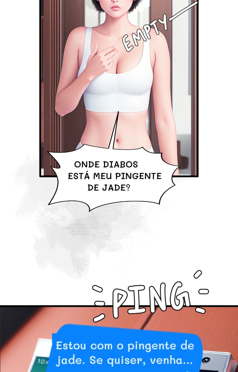 ONDE DIABOS ESTÁ MEU PINGENTE DE JADE?
Estou com o pingente de jade. Se quiser, venha...