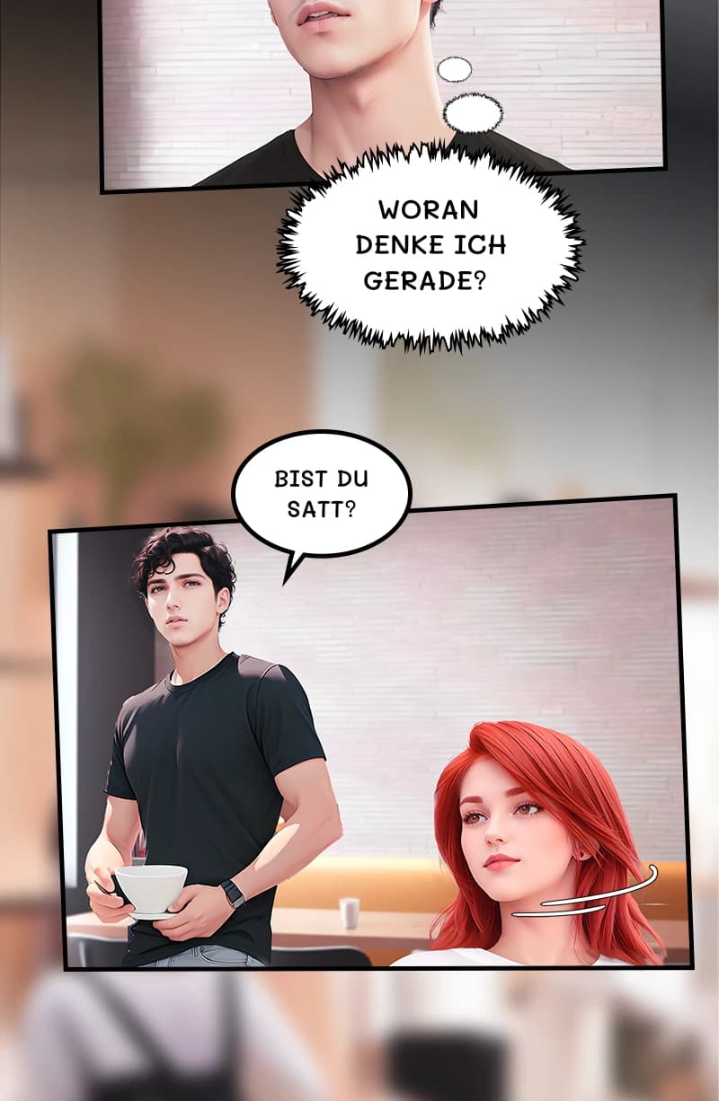 Woran denke ich gerade?
Bist du satt?