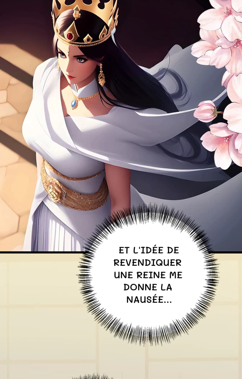 Et l'idée de revendiquer une reine me donne la nausée...
