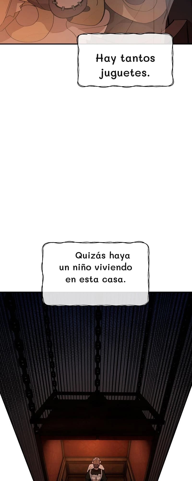 Hay tantos juguetes.
Quizás haya un niño viviendo en esta casa.