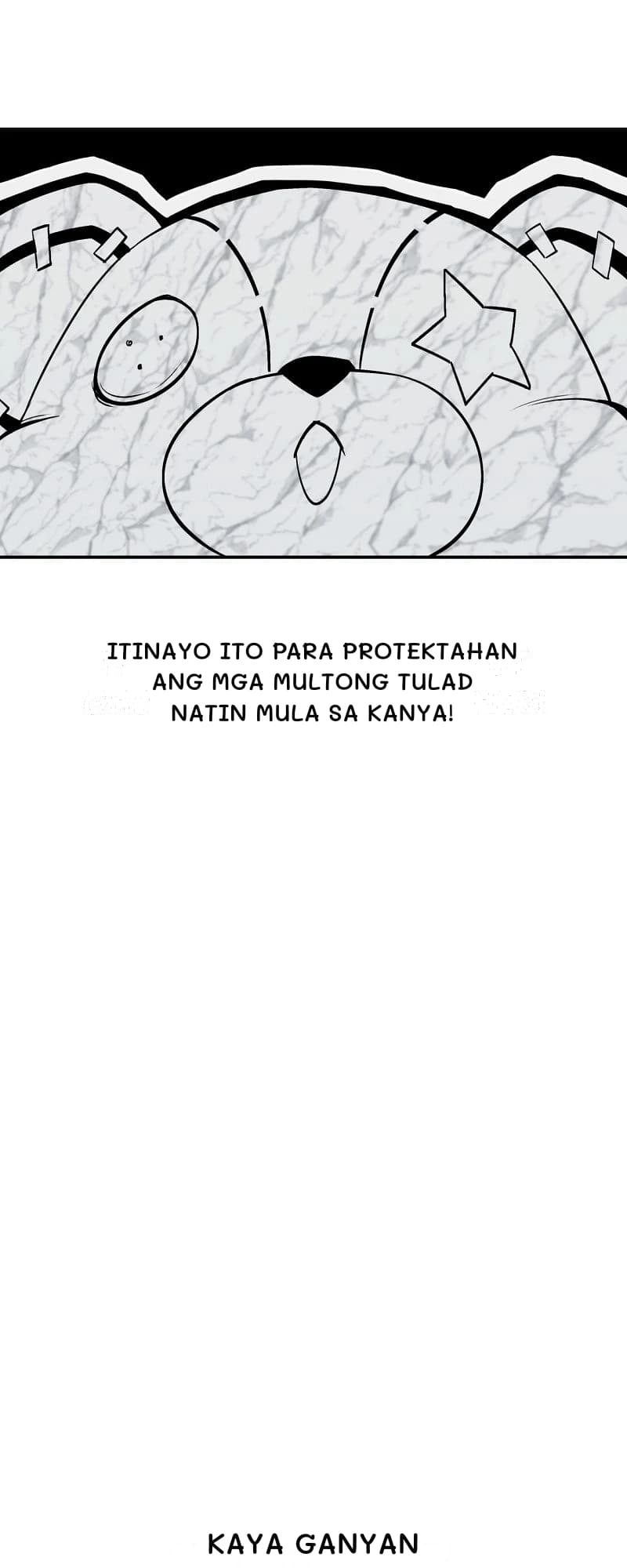 Itinayo ito para protektahan ang mga multong tulad natin mula sa kanya!
Kaya ganyan