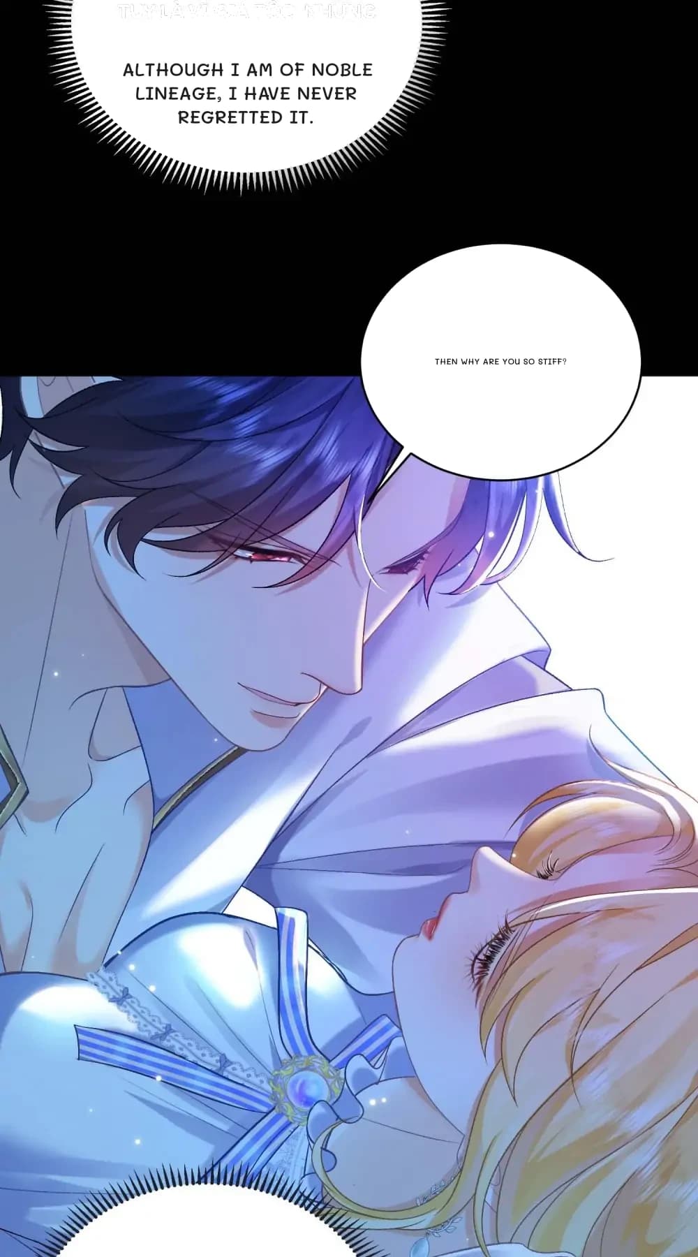 Although I am of noble lineage, I have never regretted it.
Then why are you so stiff?