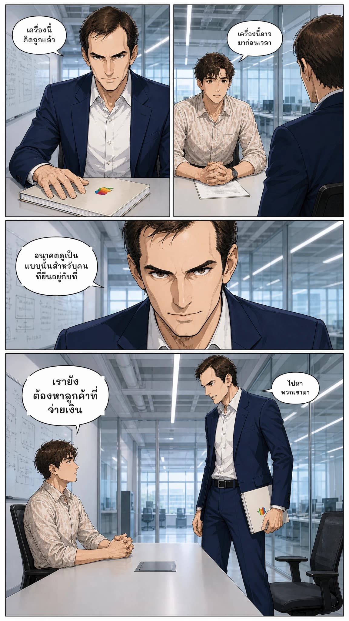 เครื่องนี้คิดถูกแล้ว
เครื่องนี้อาจมาก่อนเวลา
อนาคตดูเป็นแบบนั้นสำหรับคนที่ยืนอยู่กับที่
เรายังต้องหาลูกค้าที่จ่ายเงิน
ไปหาพวกเขามา