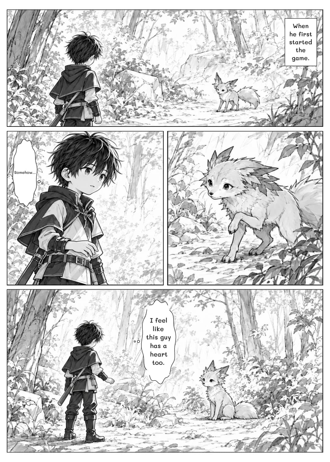 When he first started the game.
Somehow...
I feel like this guy has a heart too.