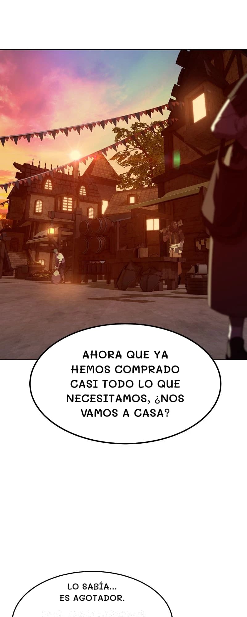 Ahora que ya hemos comprado casi todo lo que necesitamos, ¿nos vamos a casa?
Lo sabía... Es agotador.
