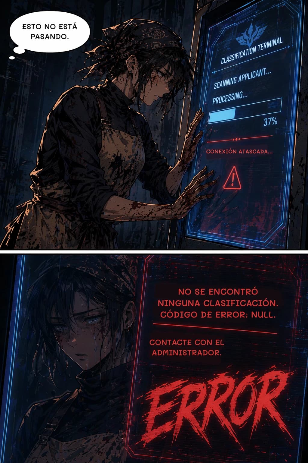 ESTO NO ESTÁ PASANDO.
CONEXIÓN ATASCADA...
NO SE ENCONTRÓ NINGUNA CLASIFICACIÓN. CÓDIGO DE ERROR: NULL.
CONTACTE CON EL ADMINISTRADOR.