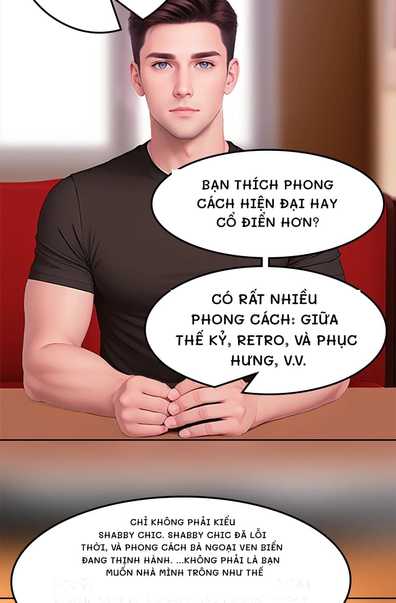 Bạn thích phong cách hiện đại hay cổ điển hơn?
Có rất nhiều phong cách: giữa thế kỷ, retro, và phục hưng, v.v.
Chỉ không phải kiểu shabby chic. Shabby chic đã lỗi thời, và phong cách bà ngoại ven biển đang thịnh hành. ...không phải là bạn muốn nhà mình trông như thế