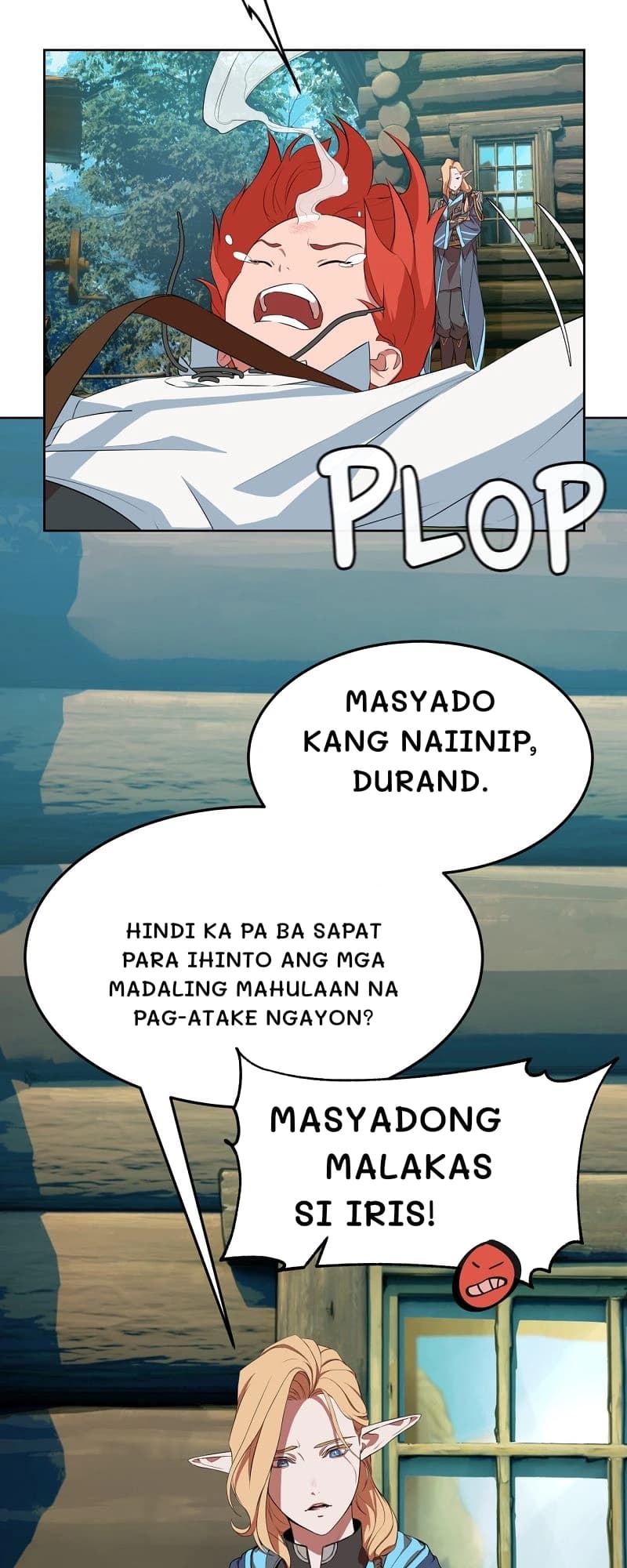 Masyado kang naiinip, durand.
Hindi ka pa ba sapat para ihinto ang mga madaling mahulaan na pag-atake ngayon?
Masyadong malakas si Iris!