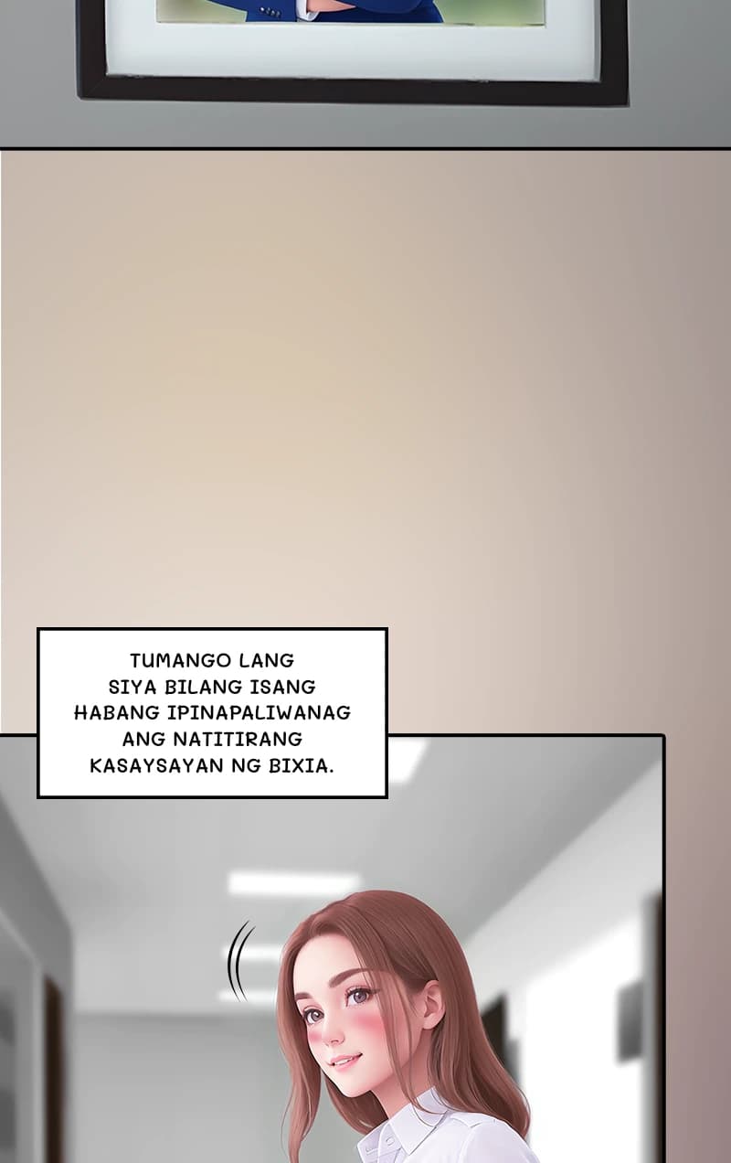 Tumango lang siya bilang isang habang ipinapaliwanag ang natitirang kasaysayan ng bixia.