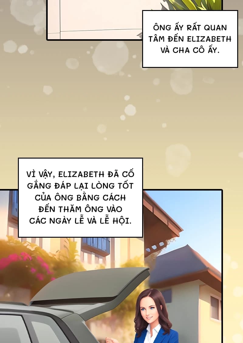 Ông ấy rất quan tâm đến Elizabeth và cha cô ấy.
Vì vậy, Elizabeth đã cố gắng đáp lại lòng tốt của ông bằng cách đến thăm ông vào các ngày lễ và lễ hội.