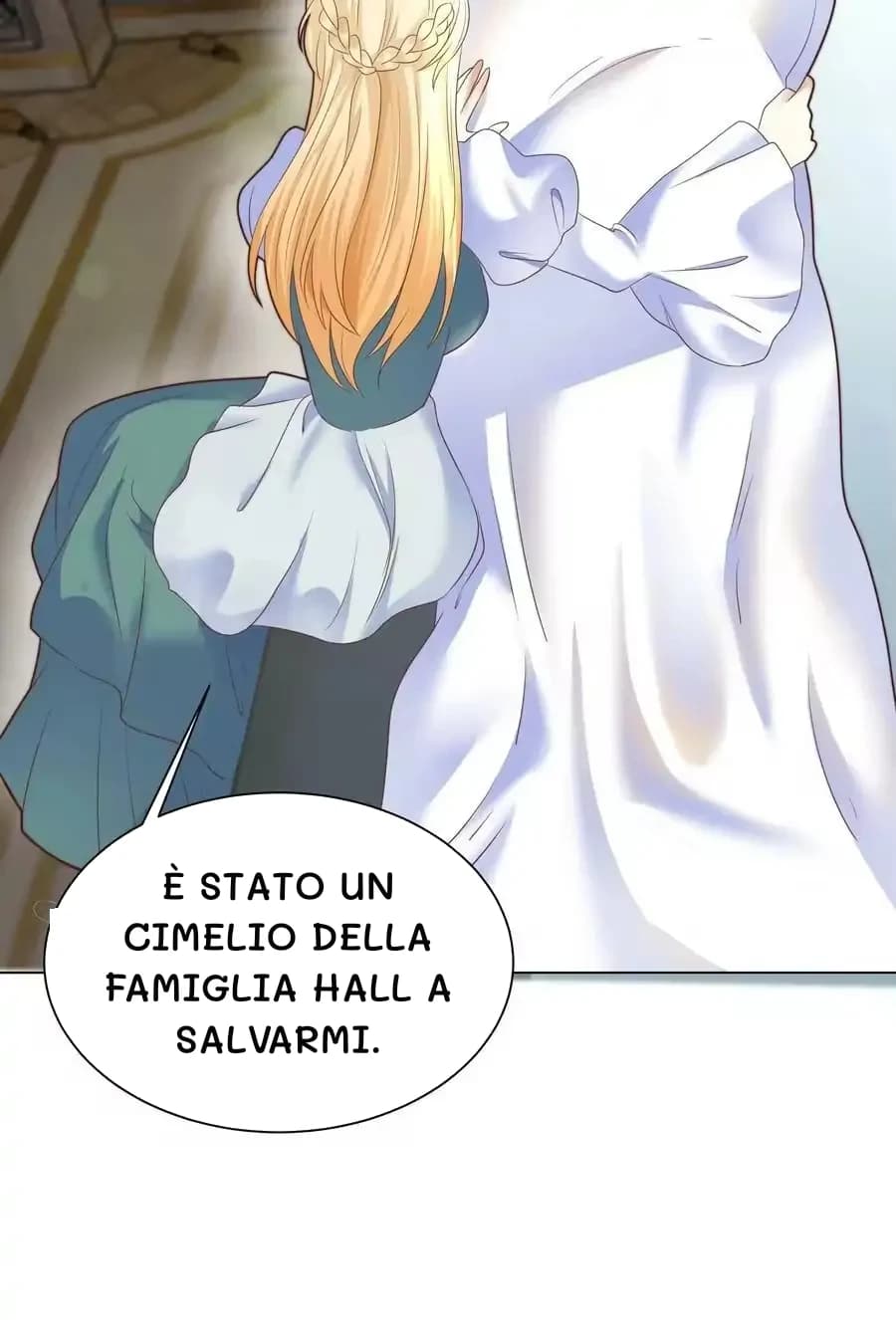È stato un cimelio della famiglia Hall a salvarmi.