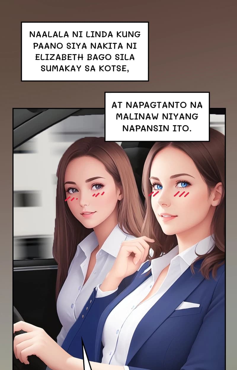 Naalala ni Linda kung paano siya nakita ni elizabeth bago sila sumakay sa kotse,
At napagtanto na malinaw niyang napansin ito.