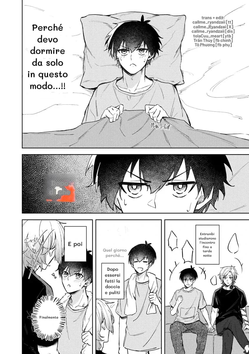 Perché devo dormire da solo in questo modo...!!
Dopo di che
E poi
Finalmente
Quel giorno perché...
Dopo essersi fatti la doccia e puliti
Entrambi studiarono l'incontro fino a tarda notte
