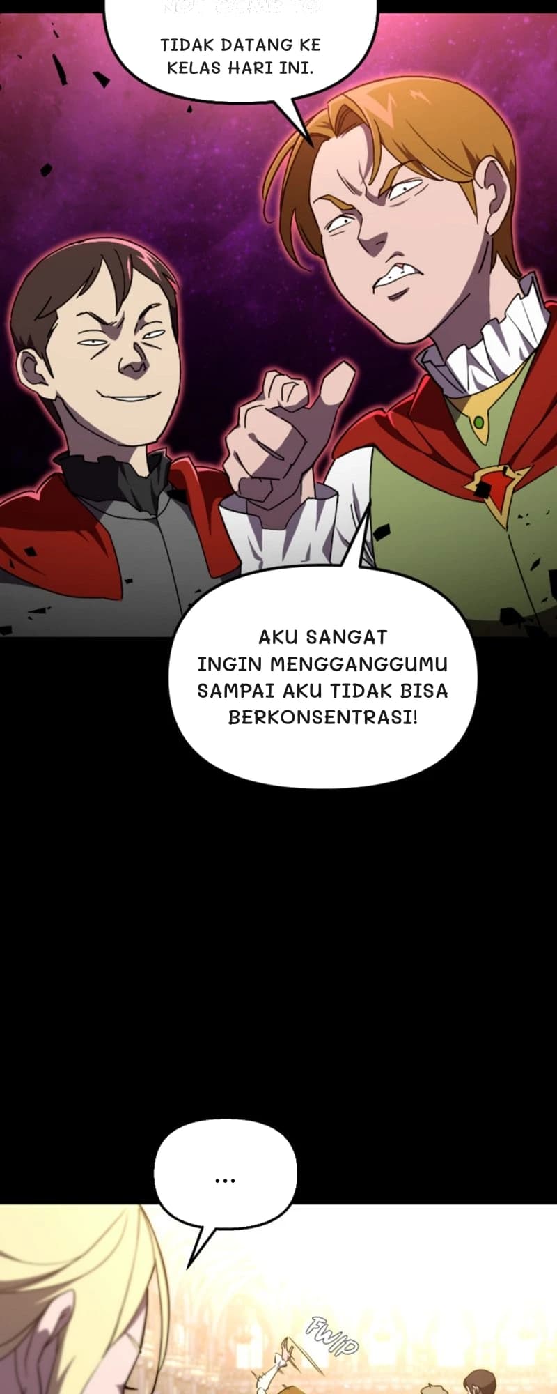 Tidak datang ke kelas hari ini.
Aku sangat ingin mengganggumu sampai aku tidak bisa berkonsentrasi!
...