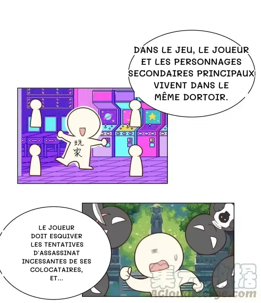 Dans le jeu, le joueur et les personnages secondaires principaux vivent dans le même dortoir.
Le joueur doit esquiver les tentatives d'assassinat incessantes de ses colocataires, et…