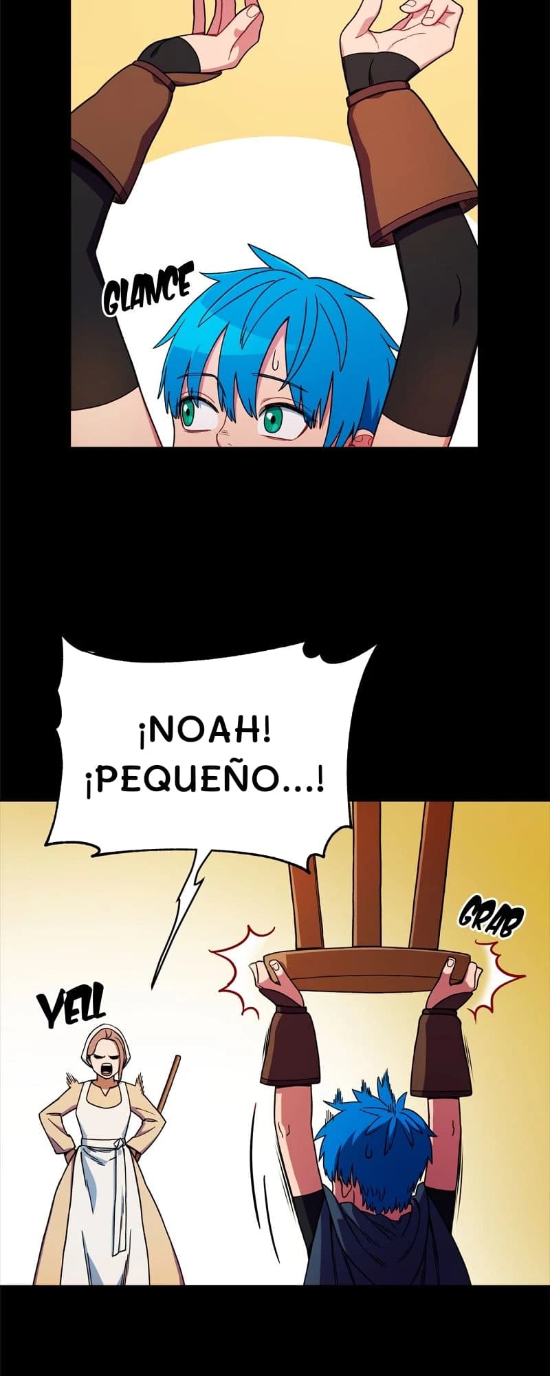 ¡Noah! ¡Pequeño...!