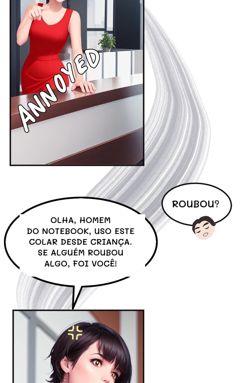 ROUBOU?
OLHA, HOMEM DO NOTEBOOK, USO ESTE COLAR DESDE CRIANÇA. SE ALGUÉM ROUBOU ALGO, FOI VOCÊ!