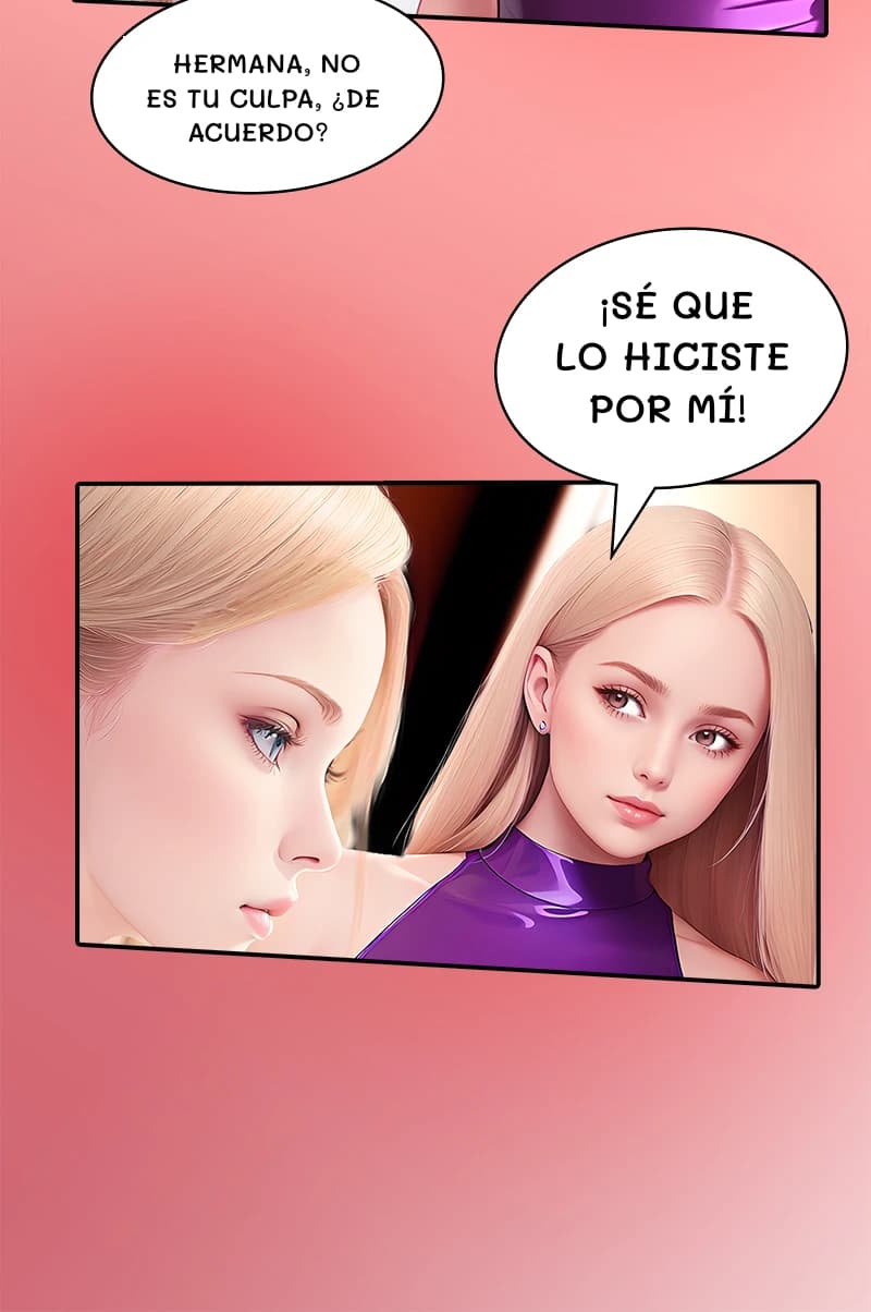Hermana, no es tu culpa, ¿de acuerdo?
¡Sé que lo hiciste por mí!