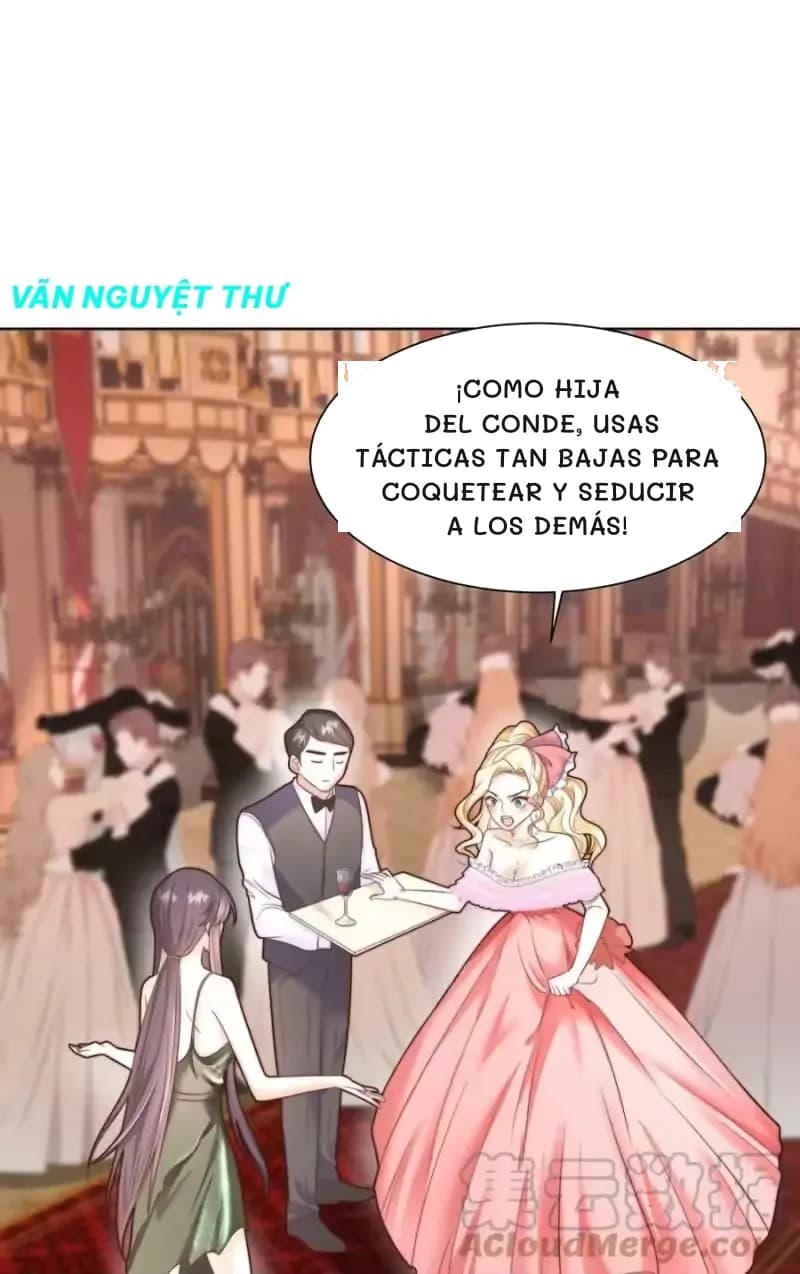 ¡Como hija del conde, usas tácticas tan bajas para coquetear y seducir a los demás!