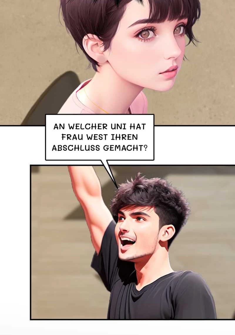 An welcher Uni hat Frau West ihren Abschluss gemacht?