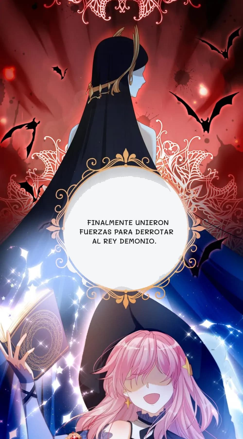 Finalmente unieron fuerzas para derrotar al rey demonio.