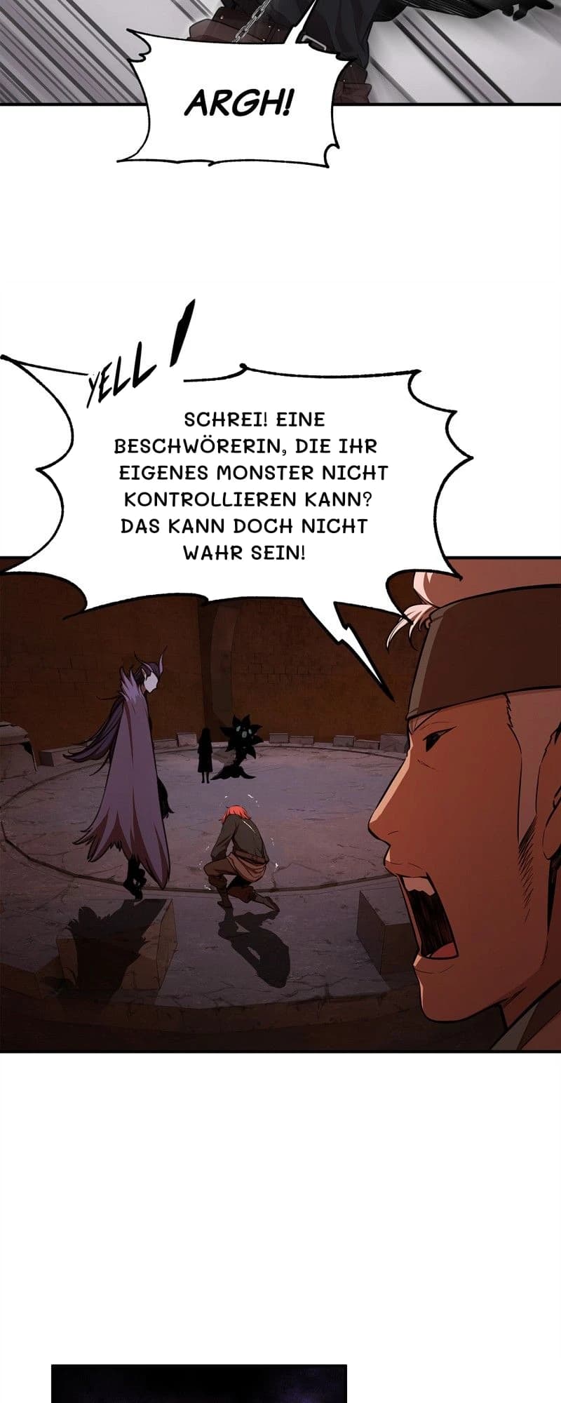 Schrei! Eine Beschwörerin, die ihr eigenes Monster nicht kontrollieren kann? Das kann doch nicht wahr sein!