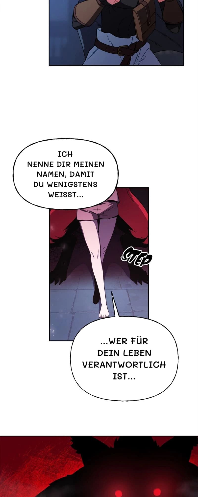 Ich nenne dir meinen Namen, damit du wenigstens weißt...
...wer für dein Leben verantwortlich ist...